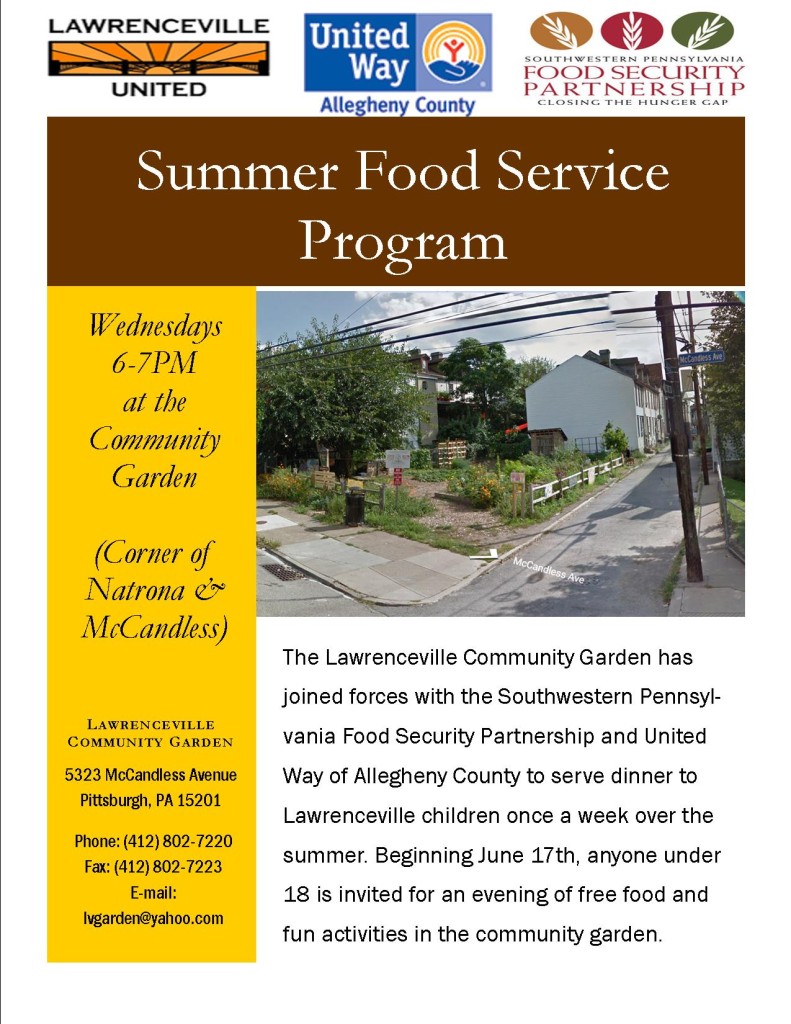 Summer Food Services Program Lawrenceville United