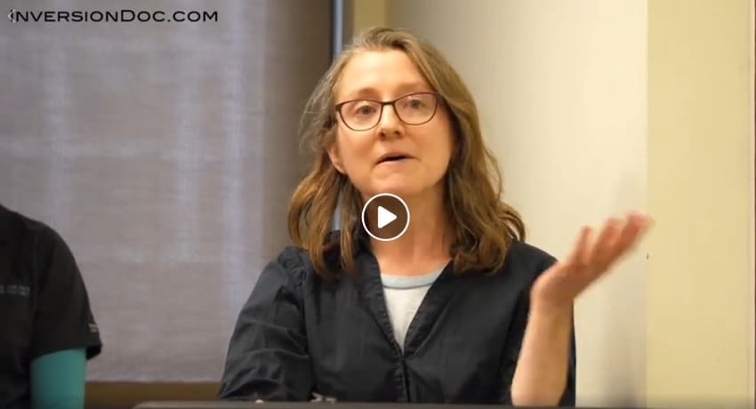 Christine Brill delivers her testimony to the Allegheny County Board of Health on Jan. 10. Click to view the video (via Inversion Documentary).