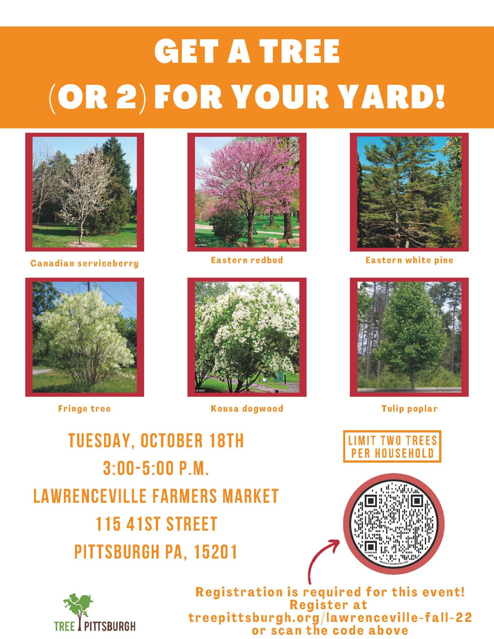 Get two free trees for your backyard! Lawrenceville United